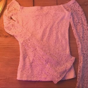 Holister Lace Top with Flared Sleeves